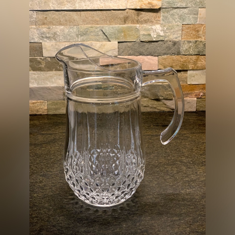 CRISTAL D’ARQUES | Longchamp Faceted Water Pitcher